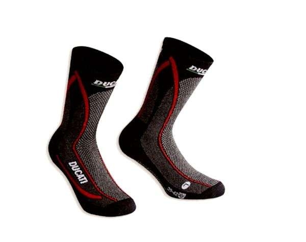 Ducati Socken Cool Down schwarz